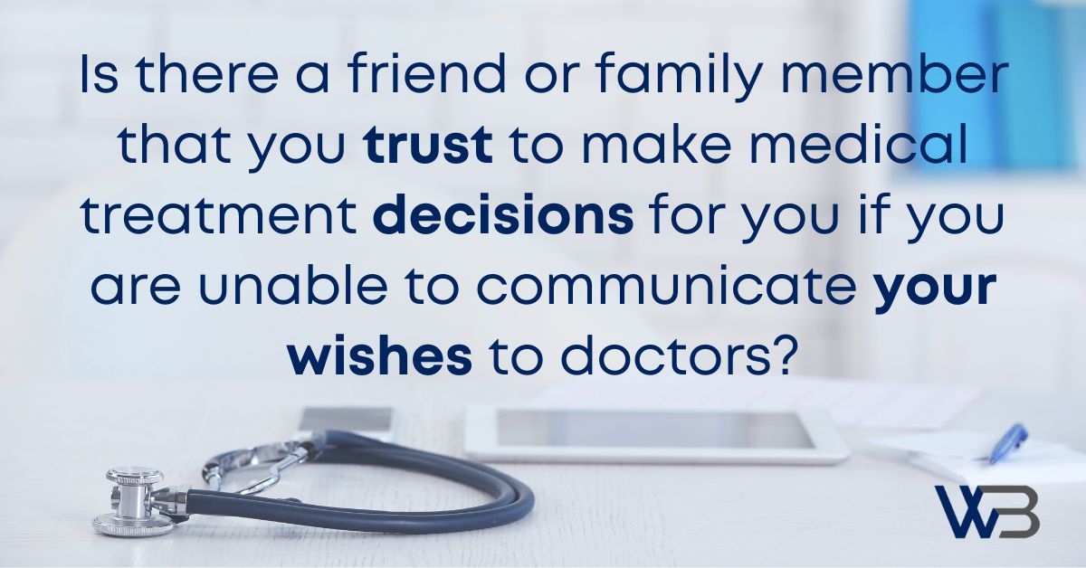 We would love to hear your thoughts.  Is there a friend or family member that you trust to make medical treatment decisions for you if you are unable to communicate your wishes to doctors?  Visit bit.ly/3JZEA23 to read about our expertise.  #powerofattorney #livingwill