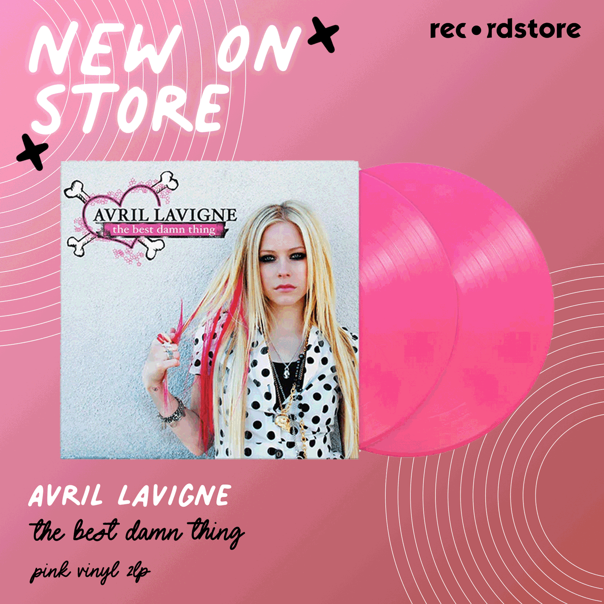 NEW | @AvrilLavigne - Limited Vinyl Editions

Just arrived, a long-awaited re-stock of Avril Lavigne's discography on limited vinyl including her iconic debut 'Let Go' her first-ever career spanning greatest hits collection!

Shop now >> lnk.to/Cj0wEvTP