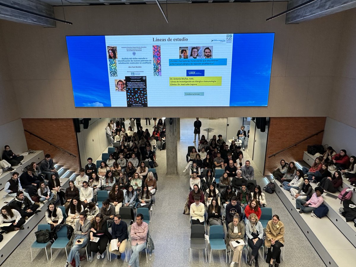 uaxuniversidad's tweet photo. #EventosUAX 💡 El Biomedicine Day fue más que un congreso; fue plataforma para que alumnos de Biomedicina de la Facultad de Medicina presentaran proyectos #innovadores, #investigaciones y #trabajos, gracias al esfuerzo de nuestro claustro y destacados investigadores. 

#UniversidadAlfonsoXelSabio #Biomedicina #Medicina #OrgulloUAX #Madrid #HazloenUAX