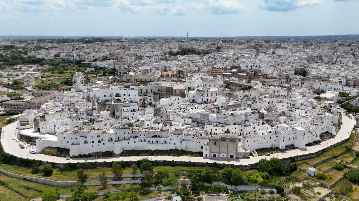Ostuni in Puglia, the region forming the heel of Italy’s boot, is known as the White City. 
For our 2024 guide to Ostuni’s best restaurants, bars, sights and road trip planning, search ‘Puglia Guys Ostuni’.
(Drone footage video on our Insta).
#Ostuni #PugliaTravel #PugliaGuys