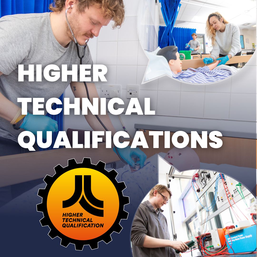 Have you heard of Higher Technical Qualifications? HTQs are technical qualifications that have been developed by employers, so you’ll get the right training, knowledge, and skills to succeed in the workplace. See our full list of HTQs 👇 orlo.uk/H4d0O