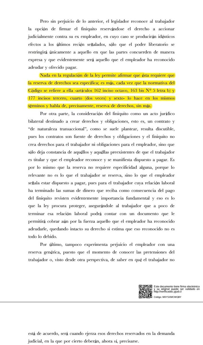CA de Santiago rechaza recurso de nulidad, la reserva de derechos en un finiquito no requiere ser específica 

Rol 1417-2023
Fallo compartido en la <a href="/gremial_agal/">AGAL - Abogadas y Abogados Laboralistas de Chile</a>