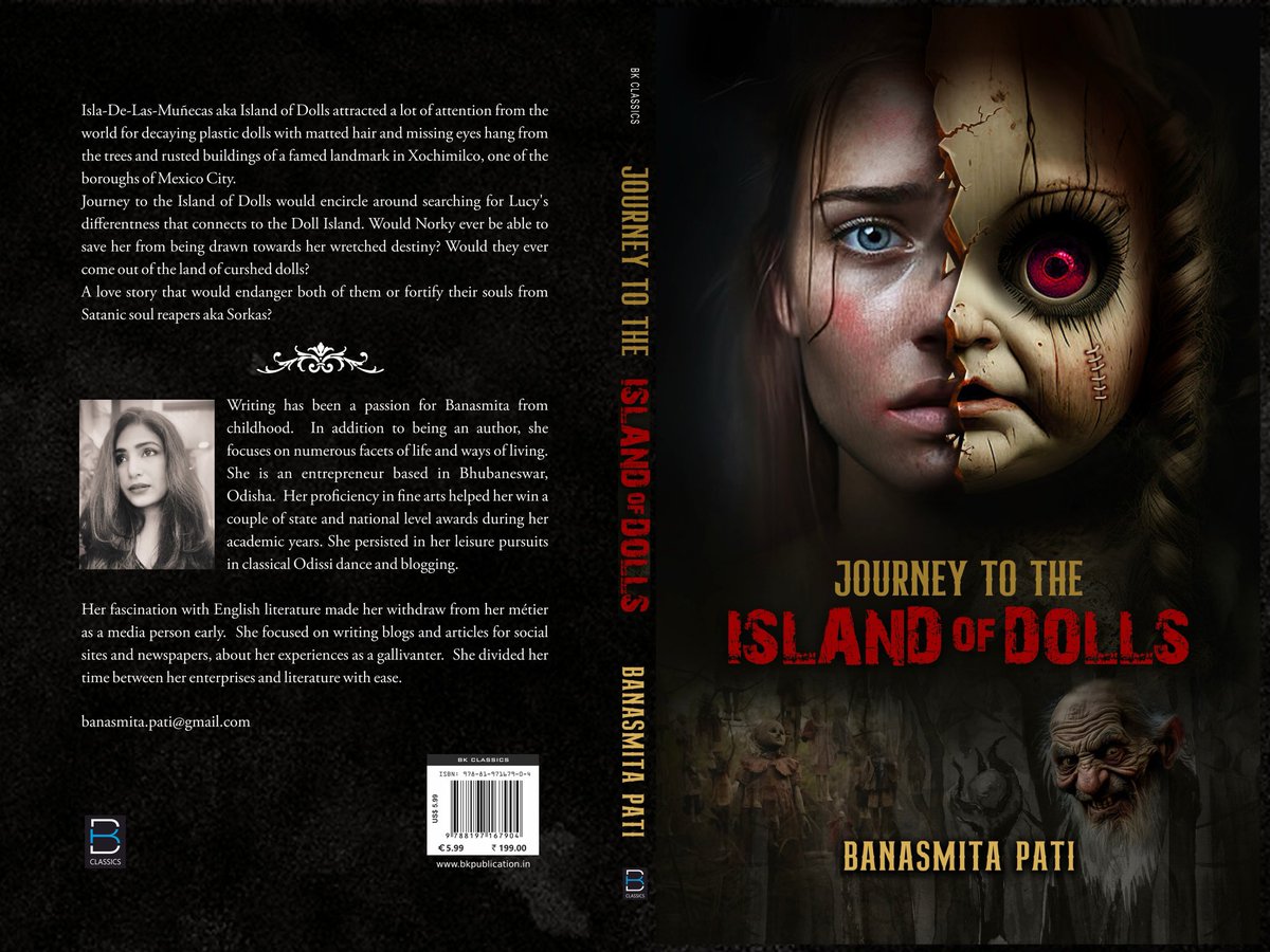 iamAuthorMaya's tweet photo. Coming Soon!!!
Journey to the Island of Dolls
Author : Banasmita Pati

A love story that would will endanger both of them or fortify their souls from Satanic soul reapers aka Sorkas.?

@iamAuthorMaya  #Banasmita https://t.co/WTaFNhzKVS