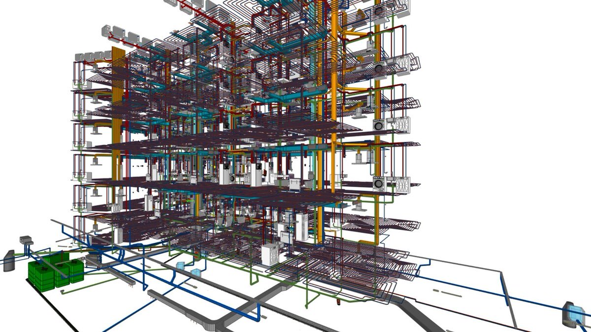 OscarMartinPlus's tweet photo. "Constructo".

#AECO #HVAC #MEP #OpenBIM

🟢Modelado #BIM realizado con el software #TeKton3D de @iMventa.
🟣Bloques #IFC 🙏 a: @bimandcoEspana, @Bimetica, @BIMobject, @Daikin_es, @SP_espana, @TROXSpain y a @Uponor_ES.
🔵Visor IFC ➡️ #BIMvision. https://t.co/FBXVggTfvX