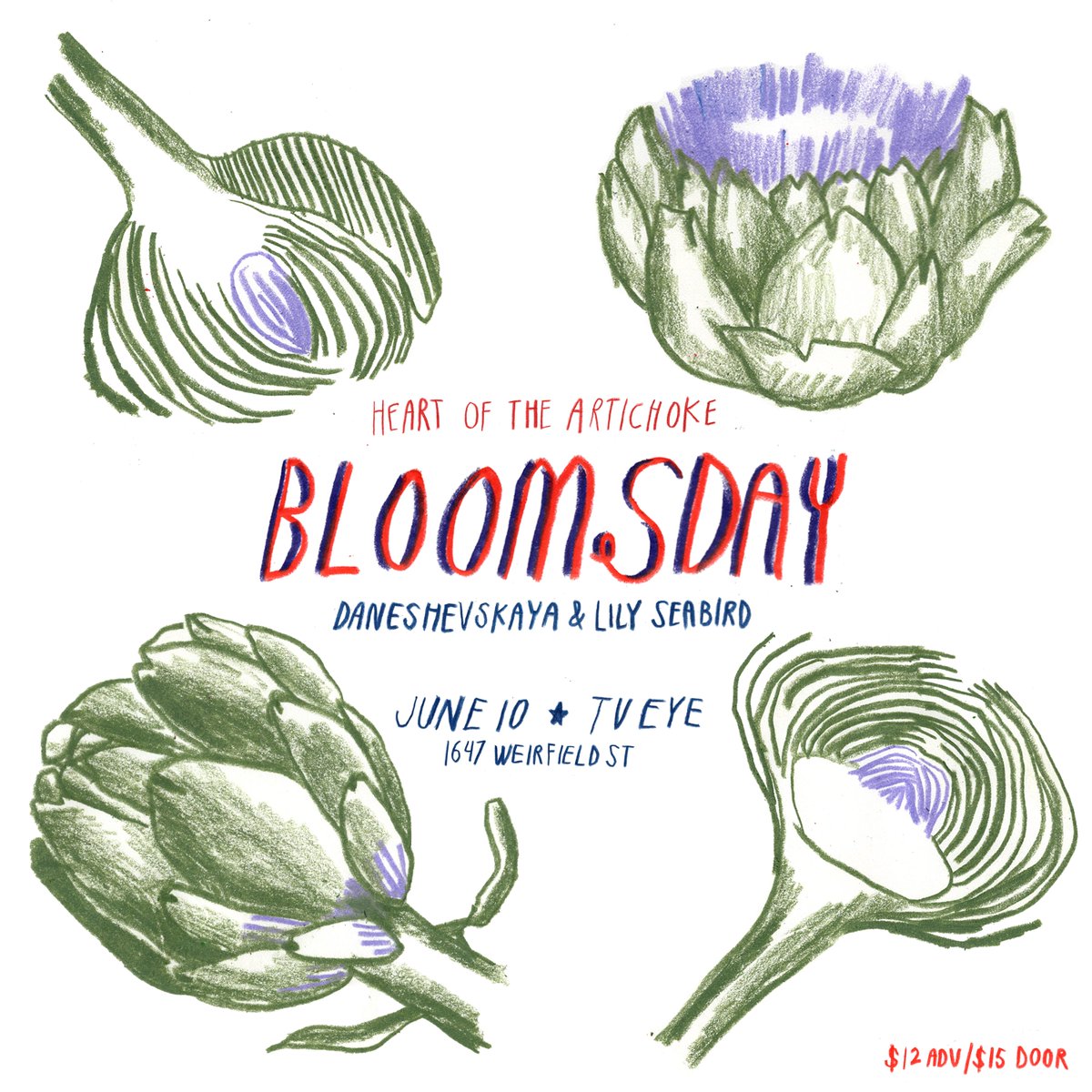 ❤️‍🔥WE'VE GOT AN ALBUM RELEASE SHOW❤️‍🔥 Come see @bl00msday play their full record + performances from Daneshevskaya & Lily Seabird wl.seetickets.us/event/bloomsda…
