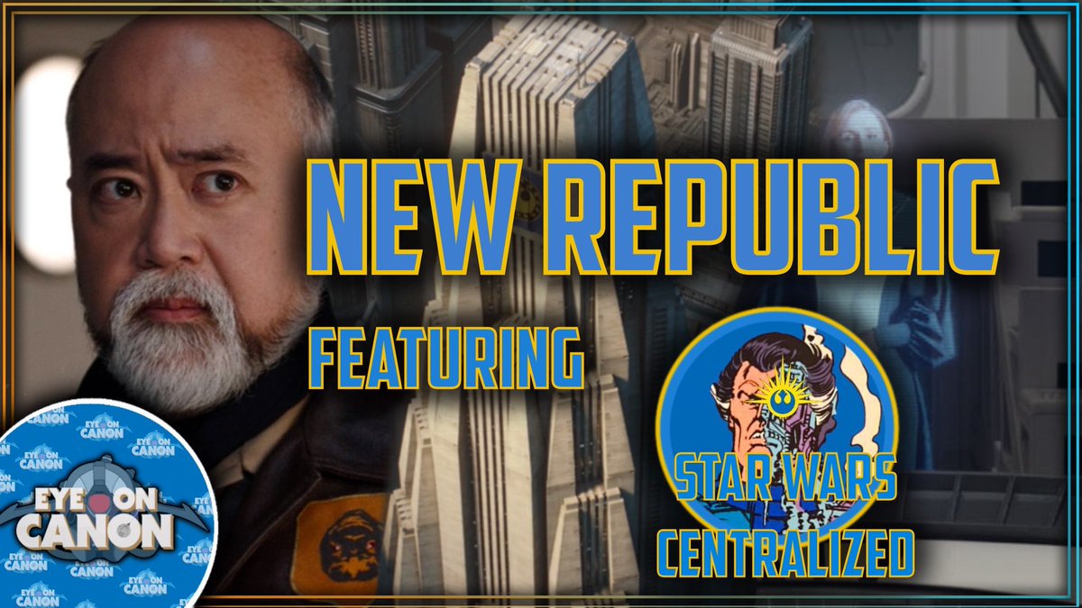 It's the New Republic Galaxy and we're just living in it.

Eye on Canon is back and this time with a guest as we bring on @SCentralized to talk about The New Republic!

Join us Live 5:30PST/8:30EST

Link in the post below.