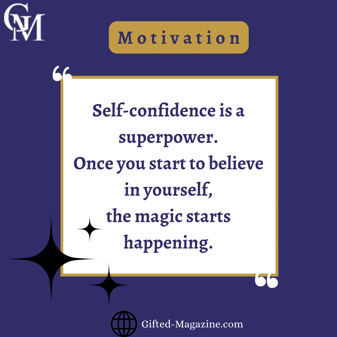 Superpower! ✨💪 Self-confidence is the key that unlocks endless possibilities.
#SelfConfidence
  #MagicInProgress 
#AchieveExcellence
#CreativeMindset
#SuccessfulMindset
#Inspiration
#Motivation
#CreativeIndividuals