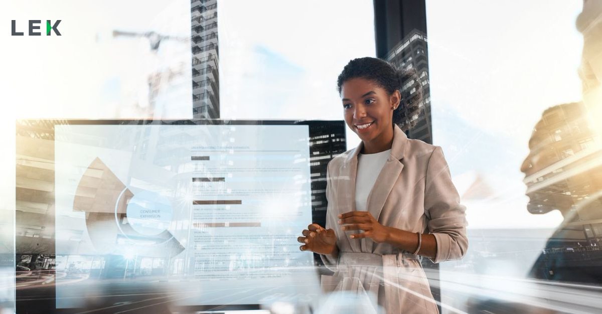 LEK_Consulting's tweet photo. How can companies become leaders in digital transformation? L.E.K. shares use cases and insights on how to optimize data and tech for improved business processes and growth. Learn more: https://t.co/36vCt5DVBO #LEKDigital #digital #digitaltransformation #digitalstrategy https://t.co/sBrLdXpJ28