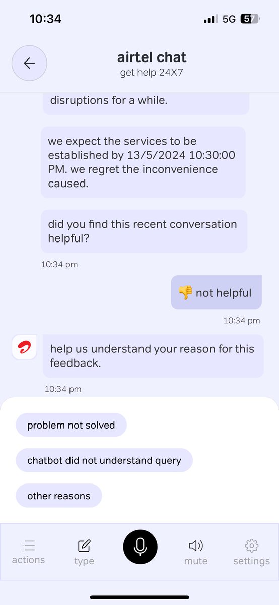 gaba_mayank's tweet photo. @Airtel_Presence Still no resolution has been found. I want to deactivate my services, and go get better ones with better offers listed. This is extremely unprofessional of you guys. https://t.co/N436eWoSCb