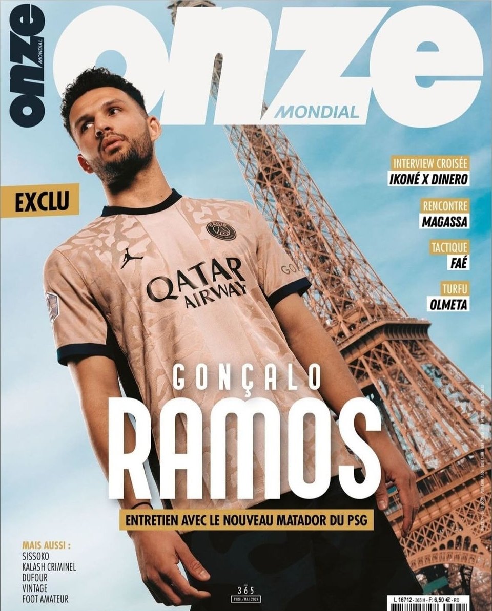 Professional #Soccer Star #GoncaloRamos Covers 'Onze Mondial' #Magazine 

onthe6th2.blogspot.com/2024/05/profes…