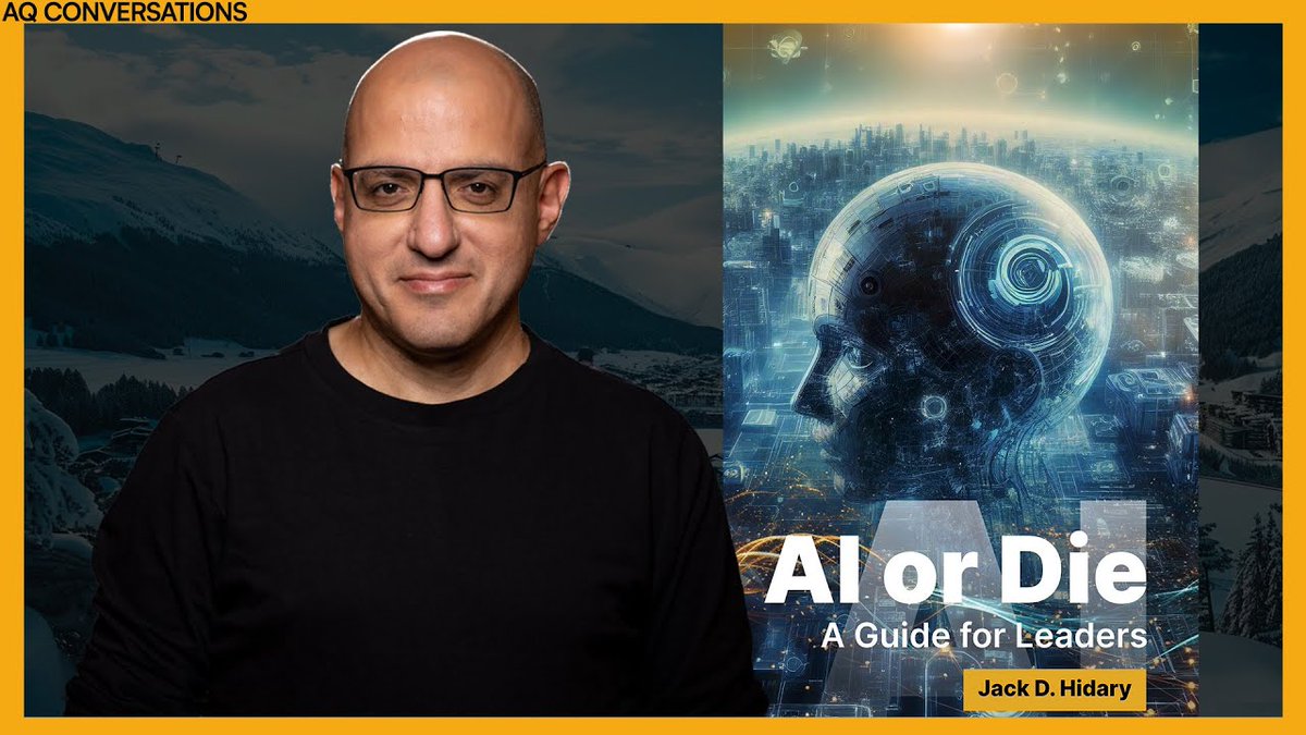 Organizations that are leveraging #AI to drive core value will revolutionize their industries, while those that don't will be left behind. SandboxAQ CEO @jackhidary sits down with @LastCallCNBC's @SullyCNBC to provide a sneak peek inside his new book, AI or Die: A Guide for…