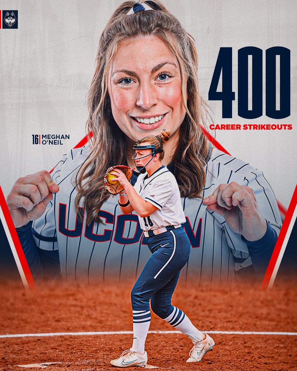 UConnSoftball's tweet photo. 𝐂𝐀𝐑𝐄𝐄𝐑 𝐌𝐈𝐋𝐄𝐒𝐓𝐎𝐍𝐄

Another milestone in the incredible career of Meghan O’Neil! Congrats Meg!

#WEbeforeme https://t.co/R69wDZvgXe