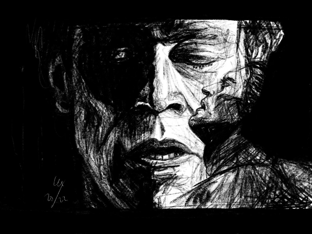 LexLightning02's tweet photo. Yeah, what can I say, I'm back!!! I'm gonna post all the good stuff that happened over the last 3 years<3
[Nsfw-ish]
/
/
/
#willemdafoe #antichrist2009 #art #charcoal https://t.co/iwuANV58wD