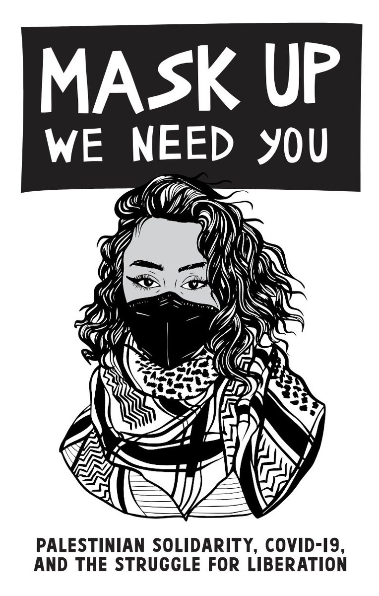 MaskBlocPdx's tweet photo. We had the absolute pleasure of attending the "Mask Up We Need You; Palestinian Solidarity, Covid-19, and the Struggle for Liberation" zine release event last week. The creators have generously made the zine available free for mask blocs, organizers, and encampments. https://t.co/fGGTXB7wYl
