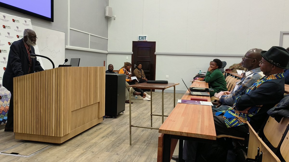 When you say 'I'm Congolese, or I'm Zimbabwean', you're talking about something which is not more than fifty years. Prof Kwesi Prah delivering an Africa Month Public Lecture at Rhodes University.