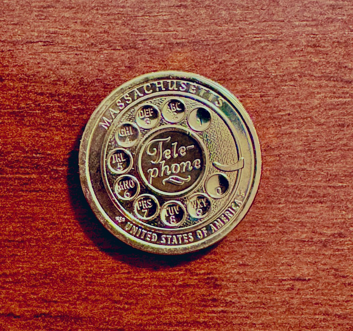 Celebrating Alexander Graham Bell's first telephone call in #Boston. This token is a testament to that groundbreaking moment that forever changed communication. 📞✨ #TechHistory #AvayaEngage