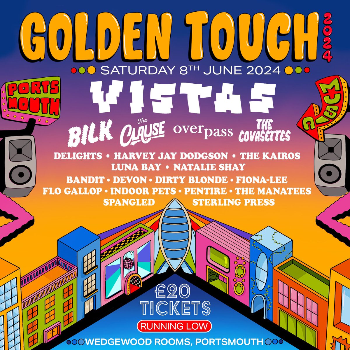 FINAL LINEUP IS HERE!

Buzzing to say our special guests <a href="/theclauseuk/">THE CLAUSE</a> &amp; <a href="/TheKairos1/">The Kairos</a> finish off our lineup for this years Golden Touch. 

20 bands. 2 stages. 0 clashes. 

Last 100 tickets: seetickets.com/event/golden-t…