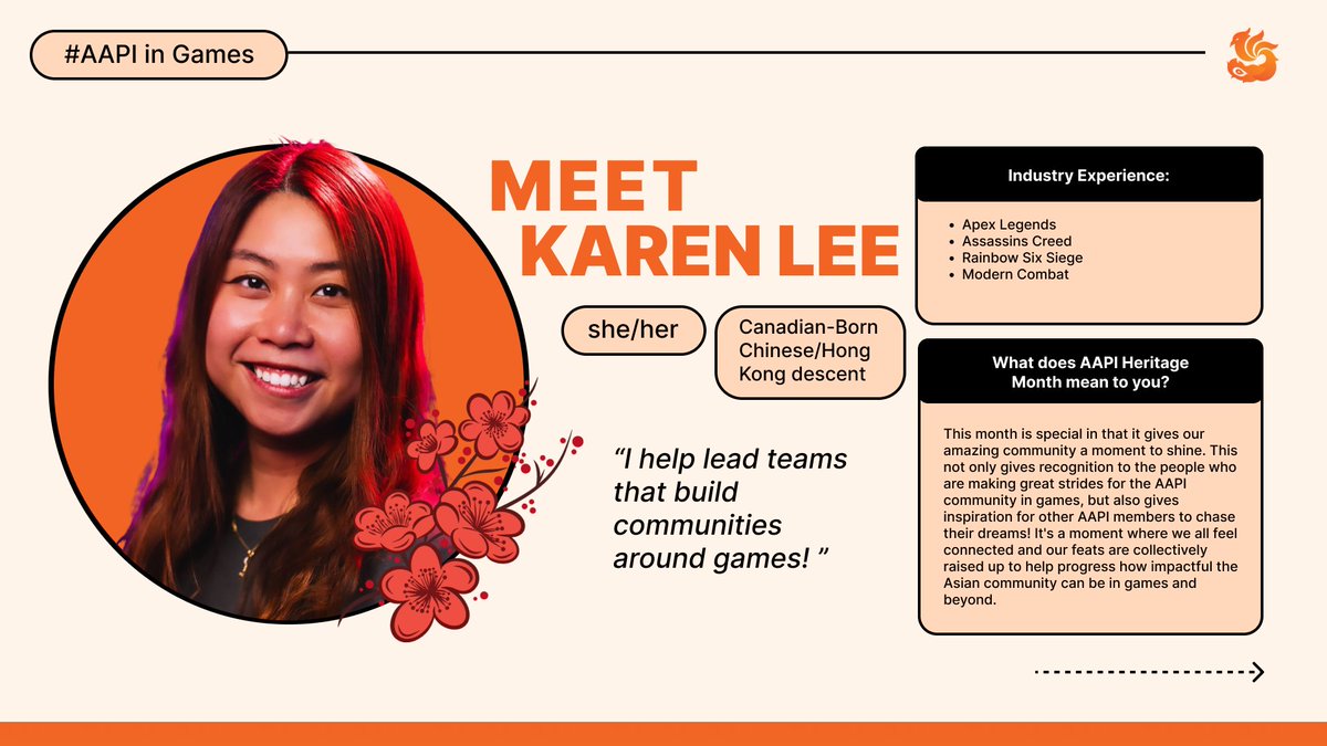 ProjectAWR's tweet image. Karen Lee (@kalyrical): I help lead teams that build communities around games!

#AAPIHM #AAPIInGames