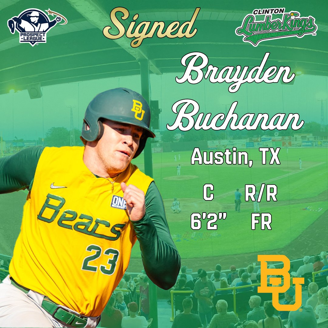 We have signed a "Chanan" as our catcher. Welcome Brayden Buchanan (<a href="/bbuchanan_12/">Brayden Buchanan</a>)!

#CrownedInClinton