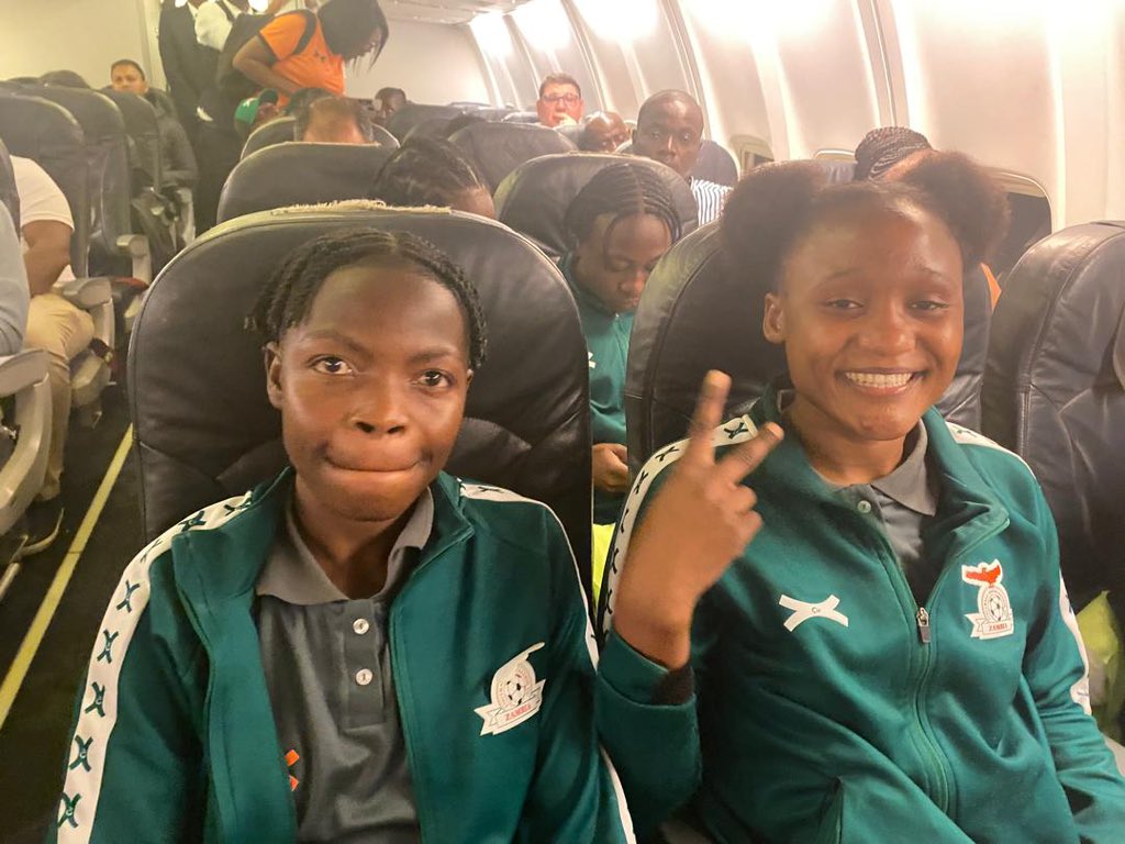 The Zambia U17 Women’s National Team has left for Uganda ahead of Friday’s 2024 U17 FIFA Women’s World Cup third round, second leg qualifier.

The Copper Princesses who carry a 2-0 result from the first leg left Kenneth Kaunda International Airport in Lusaka aboard RwandAir at