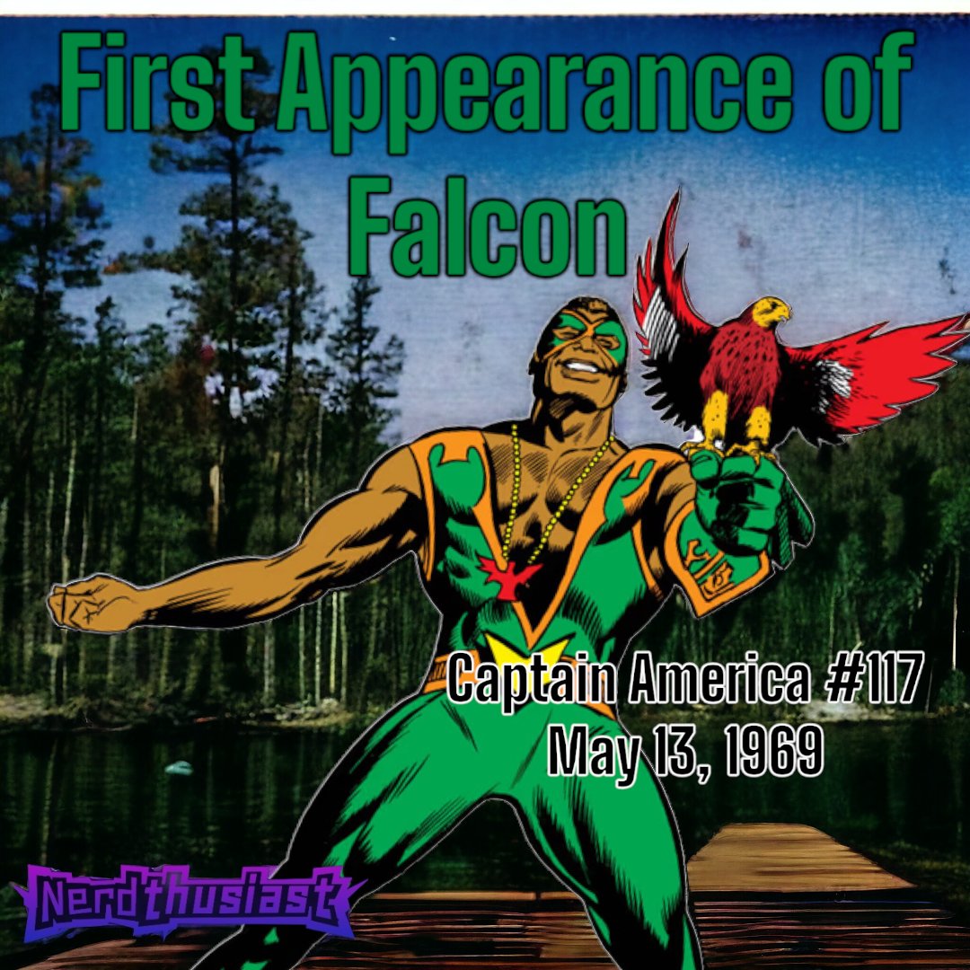 Multiverse Monday
Falcon's first appearance was in Captain America #117
#multiversemonday #nerdthusiast #comicbooks #captainamerica #marvelcinematicuniverse