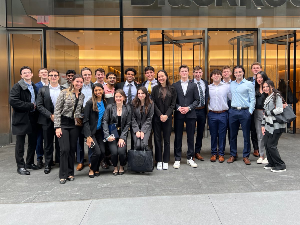 Take a look at how #PiratePride shined bright at the NYC BlackRock office! Our Stillman School of Business Pirates had an insightful and fantastic day. 🏴‍☠️🏙️