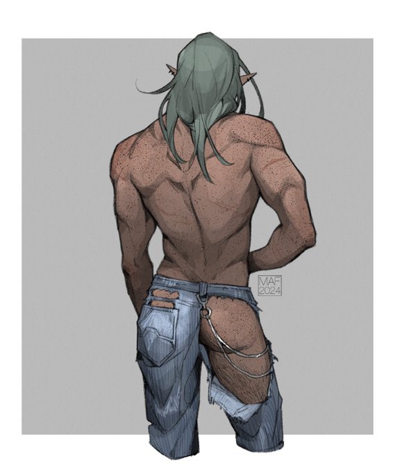 「topless male」 illustration images(Latest｜RT&Fav:50)