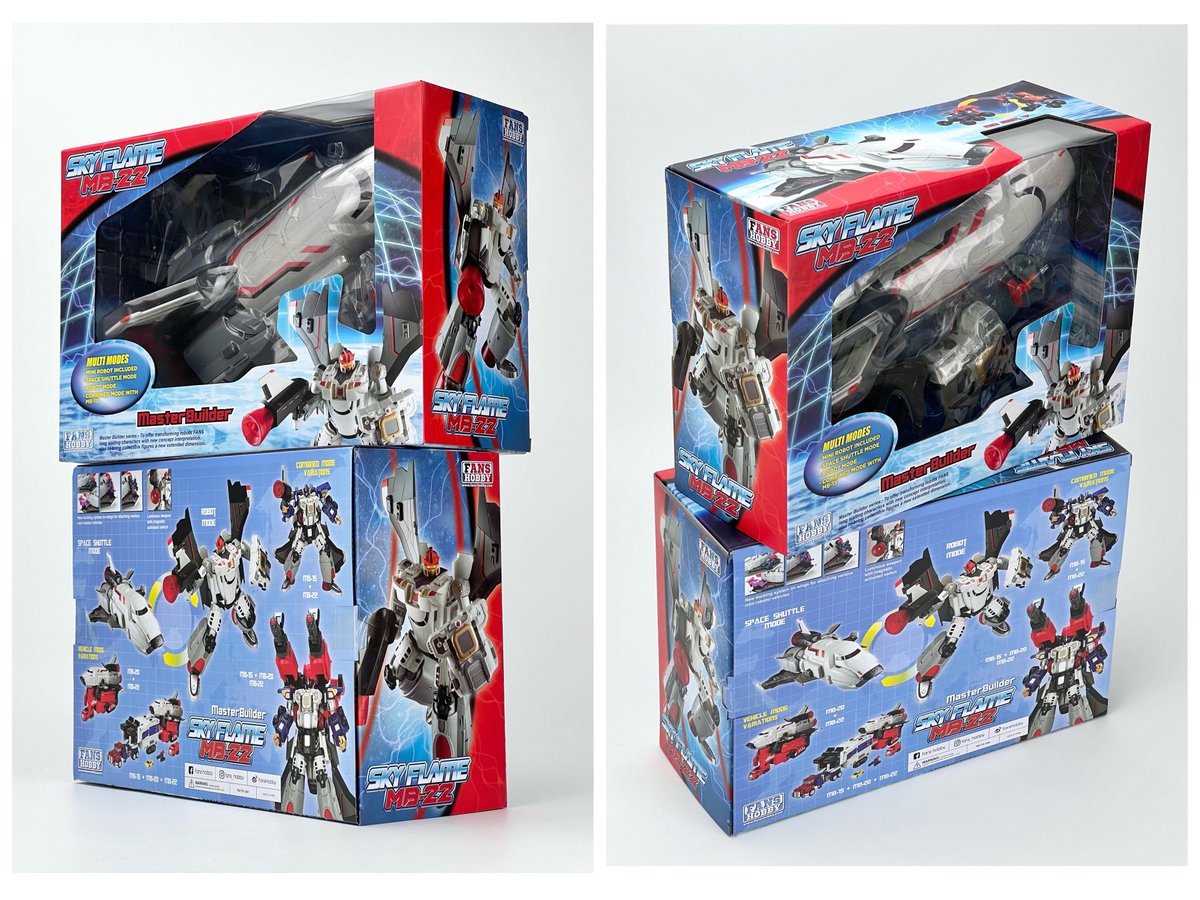 fans_hobby's tweet photo. MB-22 SKY FLAME will start shipping soon! Check out the packaging box & so good the TRIO finally assemble🎉🎉
#fanshobby #thirdpartytransformers #navalcommander #armadaprime #jetfire #skyflame #overload #xload https://t.co/Q6qEtYAwDF