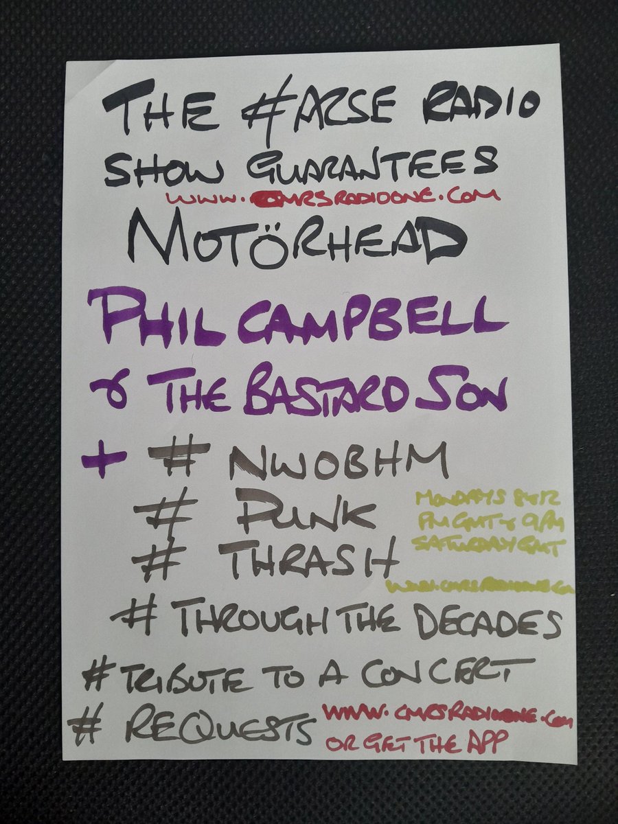 BingfromKiddy's tweet photo. Tonight on #ARSE 8pm & 12pm GMT & Saturday 9pm GMT 1st 3 tracks from @IronMaiden by @IronMaiden + #NWOBHM #Punk #Thrash #thrashmetal #tributetoaconcert #cover #requests + guaranteed @myMotorhead @PCATBS @MotorheadPhil #itsloud @CRMSradioone https://t.co/I6RDGzKpQh or get the app https://t.co/zb3smBrRtL