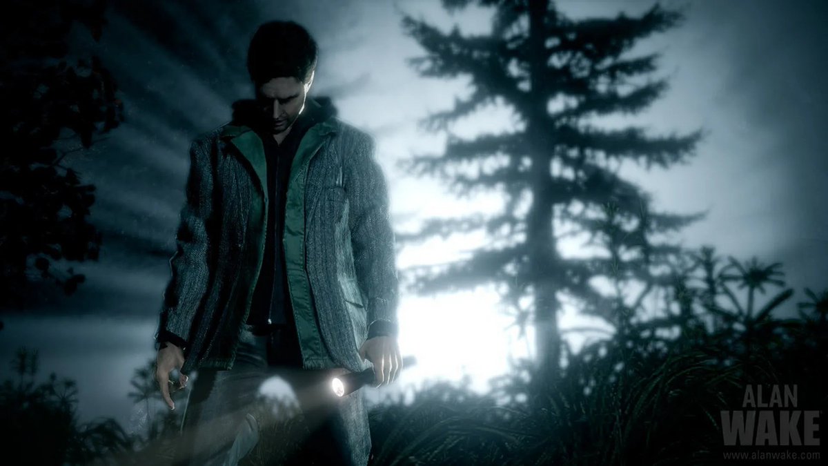 #OnThisDay! Today marks Alan Wake's 14th Anniversary! 🥂 For those who explored Bright Falls, how did you discover the series? Were you a long-time fan since 2010, or did you only find it recently with the launch of the sequel? Let us know in the comments! 🖤 #AW14 #AlanWake