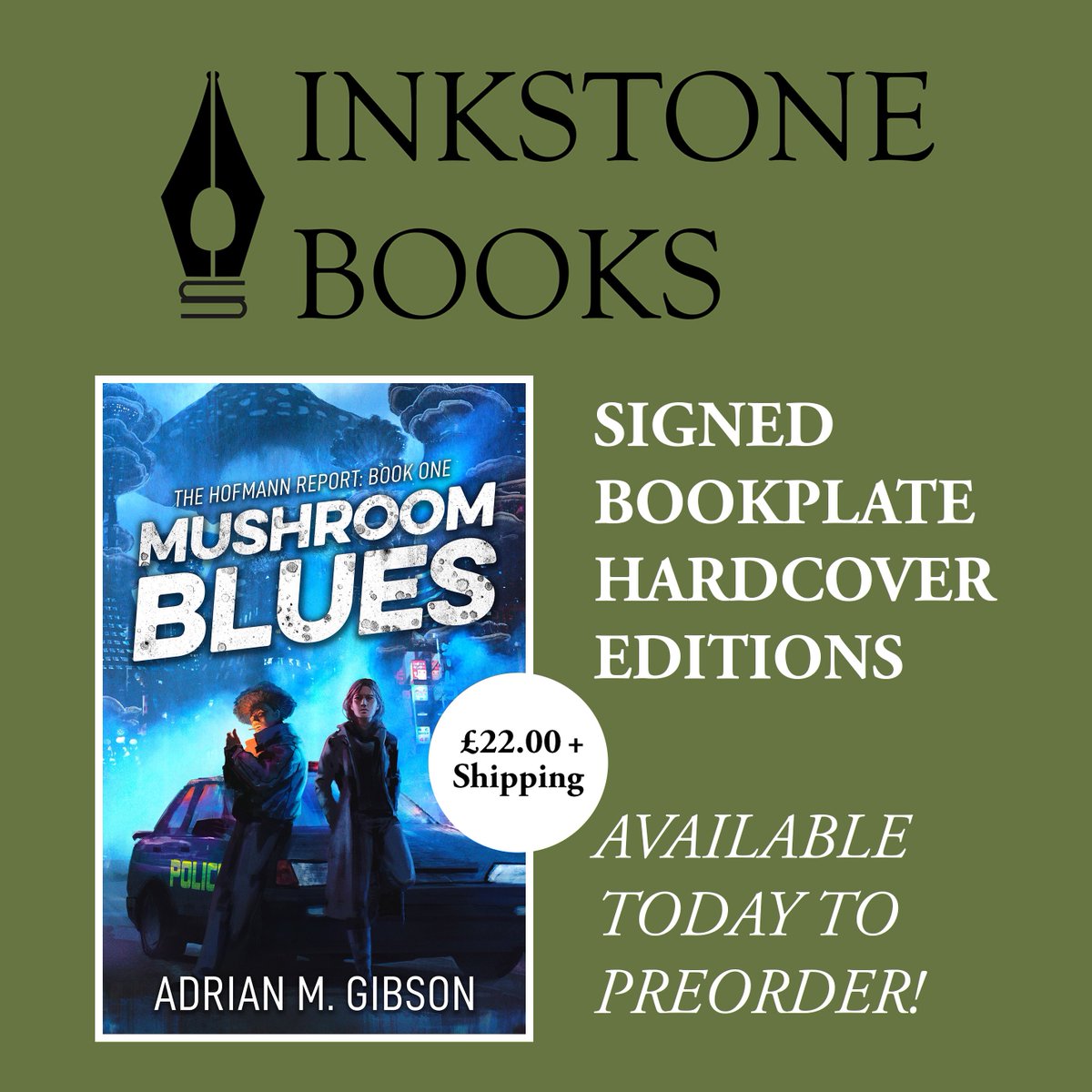 🍄 SIGNED BOOKPLATE HARDCOVERS 🍄
Preorders are now open for #MushroomBlues hardcovers with signed bookplates over on @InkstoneBooks! If you’ve been wanting a signed copy, check out the link below:
inkstonebooks.com/product/mushro…