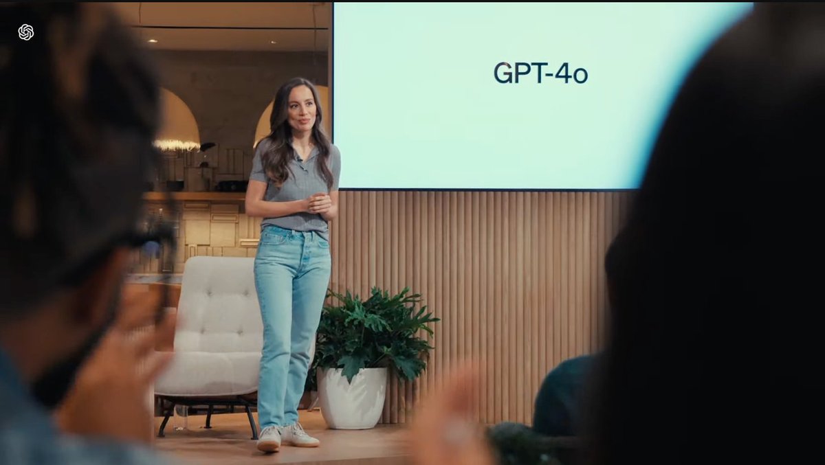 #OpenAI just announced GPT-4o. A faster model (text, vision and audio) which is for everyone, i.e. free for all. Exciting days ahead, and they made the annoucement just before Google I/O which is on May 14, 2024.