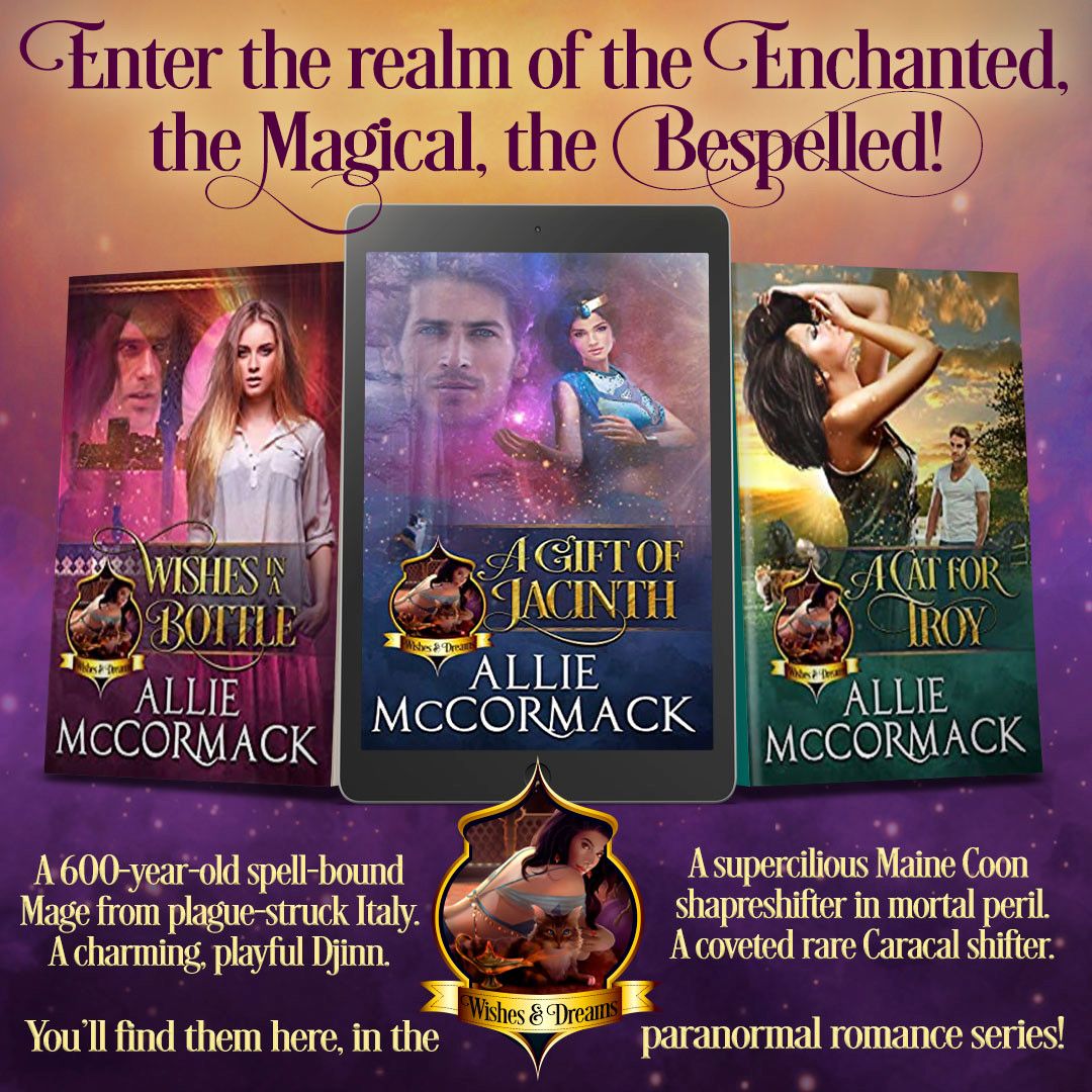 AllieMcCormackK's tweet image. Don&apos;t miss the magical deal of the week! Get the first 3 books in The Magic of Wishes &amp;amp; Dreams paranormal romance series for only $2.99 (usually $9.99). Grab your #boxedset here: amzn.to/341wcxX
#IARTG #KindleUnlimited #indieauthor #paranormalromance