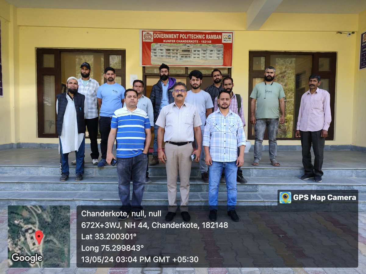 RambanGovt's tweet photo. Today, on 13th of May,  Zero day  assessment for  Carpenter trade was successfully conducted for batch ID 2574674 at Government Polytechnic Ramban. @dcramban @DIPRRambandic @rural_raj https://t.co/JQsQ8aO4qr