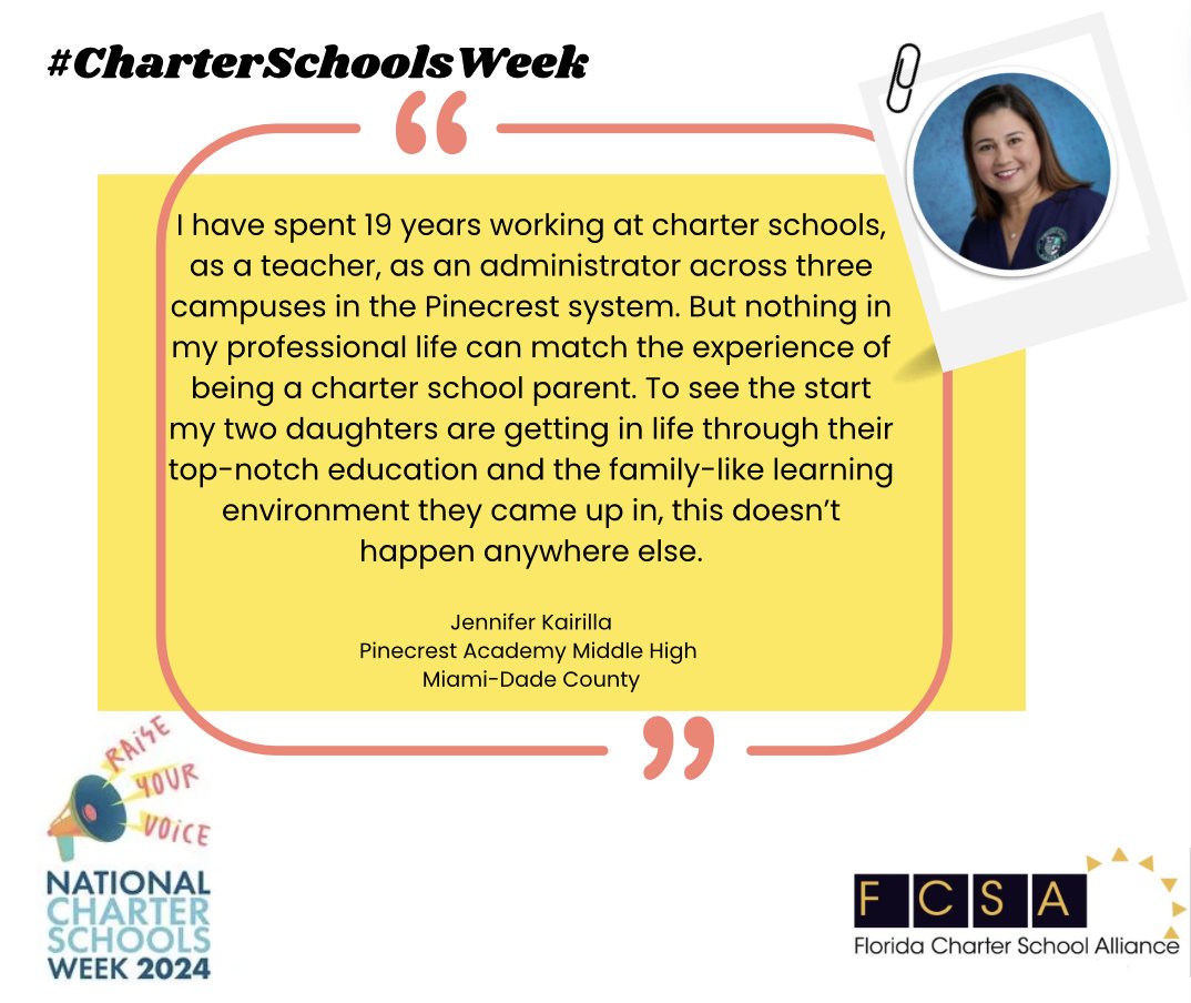 #WeAreCharter #CharterLove #RaiseYourVoice
@educationfl #PinecrestAcademySchools #CharterSchoolsWeek #Academica