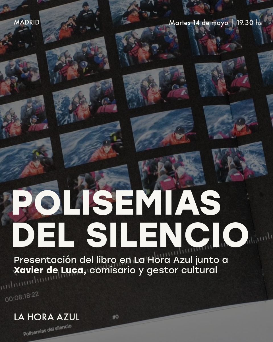 Presentación Polisemias del Silencio #0 con <a href="/xdeluca/">Xavier de Luca</a> 
📅Martes 14 de mayo
🕢19:30
📍 <a href="/LaHoraAzulLib/">La Hora Azul librería</a> (C/ del Limón 30, Madrid)