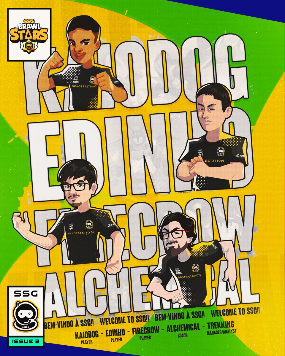 A Nova Face da SSG Brawl Stars 

⭐ @FireCrowBS 🧠 <a href="/AlchemicalX_BS/">AlchemicalX</a> 
⭐ <a href="/KaioDogBS/">鬱</a>  🧠 <a href="/Trekking_BS/">LOUD Trekking</a> 
⭐ <a href="/EdinhooBs/">🍃</a> 
 
VAMOS SSG!!!