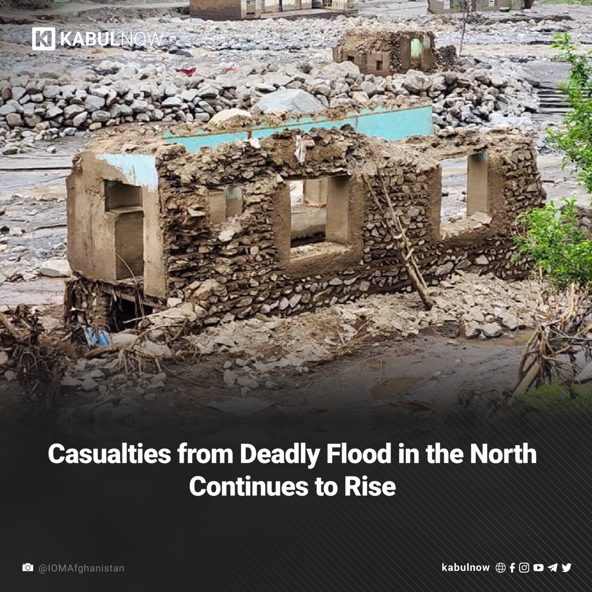 The United Nations Office for the Coordination of Humanitarian Affairs (OCHA) says that 180 people have died as a result of the recent devastating floods in Baghlan province. Read more: kabulnow.com/2024/05/35681/