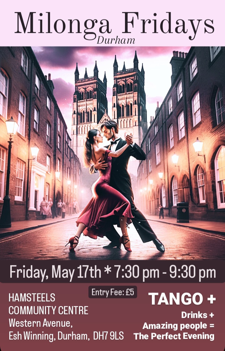 It's #Milonga Friday on 17 May 

Head along 7.30pm - 9.30pm for a night of Argentine Tango!