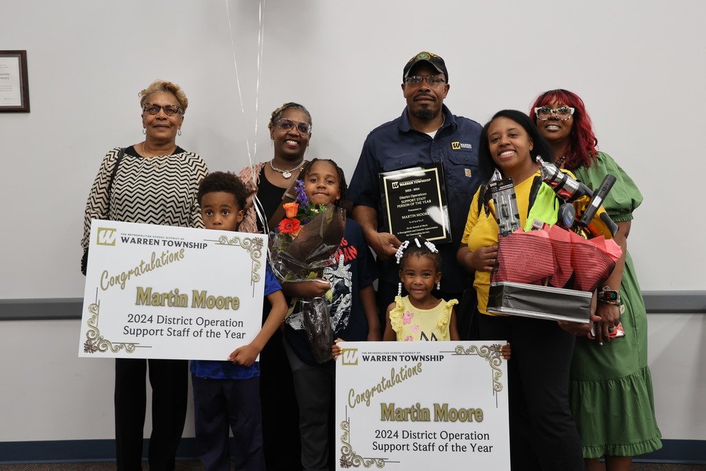 🏆🎉 We're thrilled to announce the District Operation Support Person of the Year for the 2023-2024 academic year! 🛠️ 🚌 Mr. Martin Moore, Senior Mechanic/Bus Driver at Porter Service - Transportation. #WarrenWill #ShareYourJOY