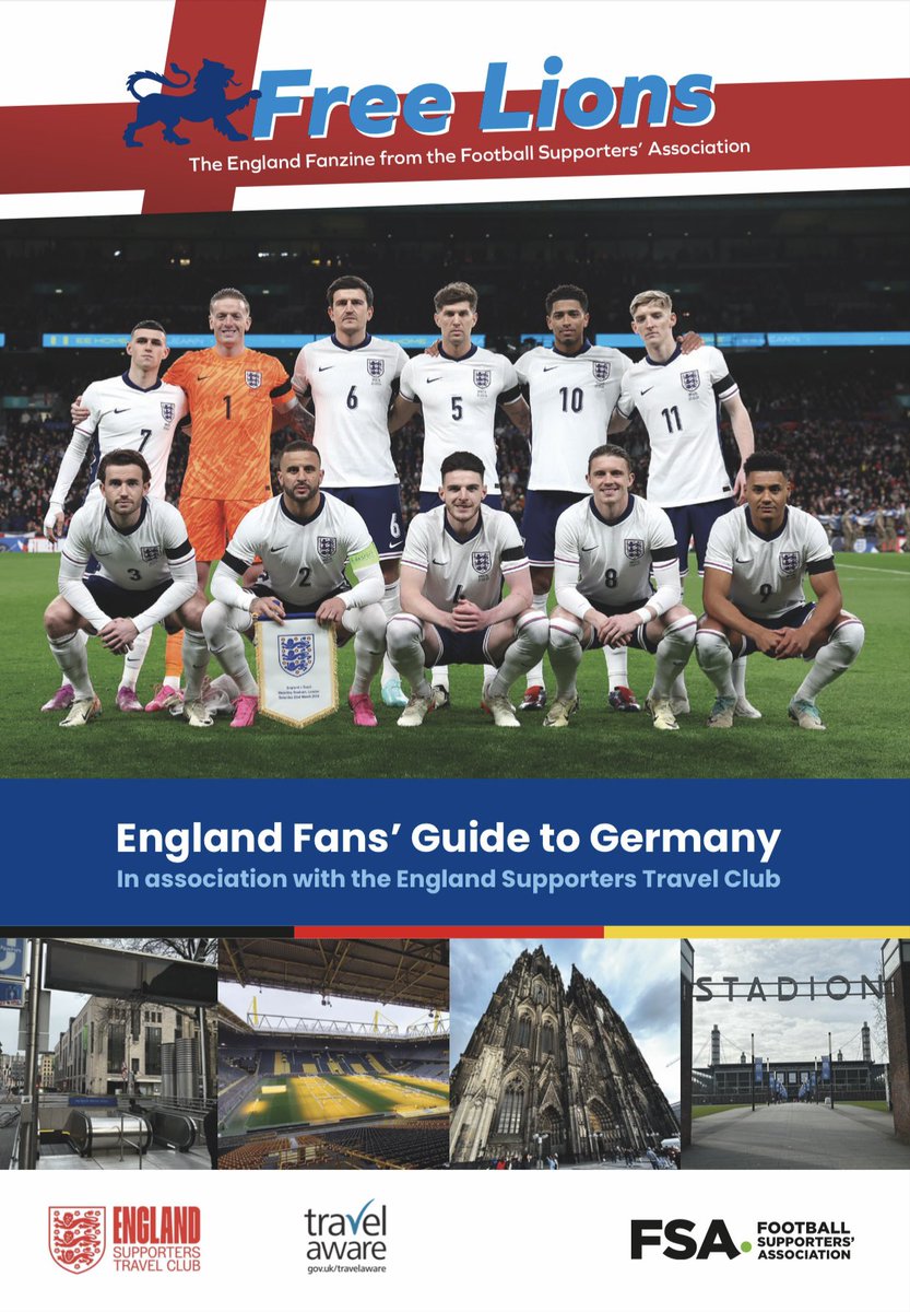 A common feature for England fans heading to tournaments, we have once again produced a guidebook for England supporters ahead of EURO 2024. In spirit of our name, each ESTC member will recieve one for free in the post, it should hopefully be with you by the end of the month.