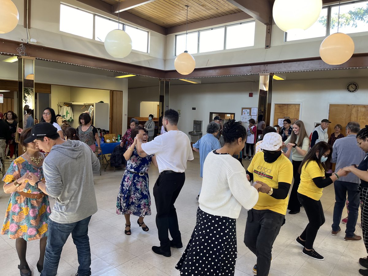 My district staff are out in the community to listen, to support, and to serve. And sometimes...to dance.

While volunteering at the @IDICseniorctr food bank, staff were pulled into an impromptu dancing session by some of the wonderful seniors there. Grateful for this community!