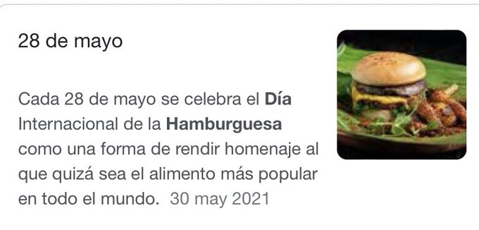 hola queres festejar el día de la hamburguesa el 28 conmigo 

enviar