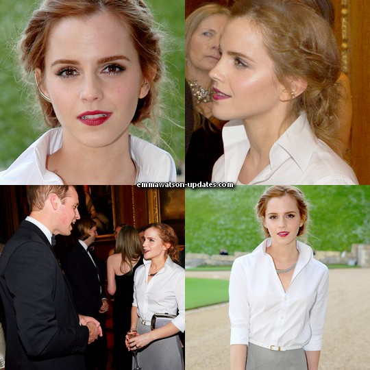 10 years ago today, Emma Watson was at a charity dinner at Windsor Castle See all photos at: emmawatson-updates.com/2014/05/emma-w…