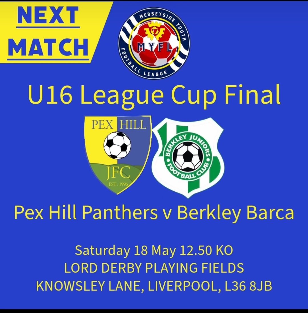 If you're bored this weekend ⚽This promises to be a cracker 💙💛 COYPHP 💥💪🏻👊🏻 @PexHillPanthers @_MYFL