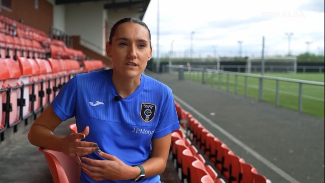 Julia Donnelly (@juliadonnelly__) on Twitter photo Great to chat about my PhD and current support to <a href="/GlasgowCityFC/">Glasgow City FC</a> within our recent half-time show. Thanks to the club for their brilliant support (as always!) and to <a href="/bbcalba/">BBC ALBA</a> & <a href="/SWPL/">Scottish Women's Premier League</a> for allowing me the platform to open up the conversation😁 Great to chat about my PhD and current support to <a href="/GlasgowCityFC/">Glasgow City FC</a> within our recent half-time show. Thanks to the club for their brilliant support (as always!) and to <a href="/bbcalba/">BBC ALBA</a> & <a href="/SWPL/">Scottish Women's Premier League</a> for allowing me the platform to open up the conversation😁