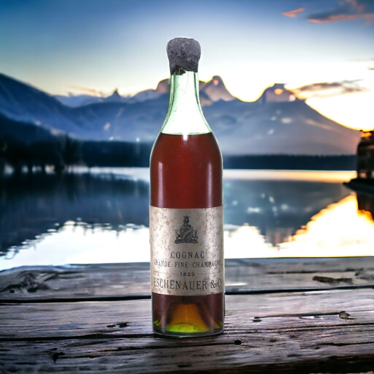 ruepinard's tweet photo. Bask in the glow of 1825 Eschenauer &amp; Co. Cognac Grande Fine Champagne—where heritage meets the horizon. 🌅🥃 #EschenauerCognac #FineChampagne #CognacTime #SunsetSips https://t.co/oaQS1iIds9