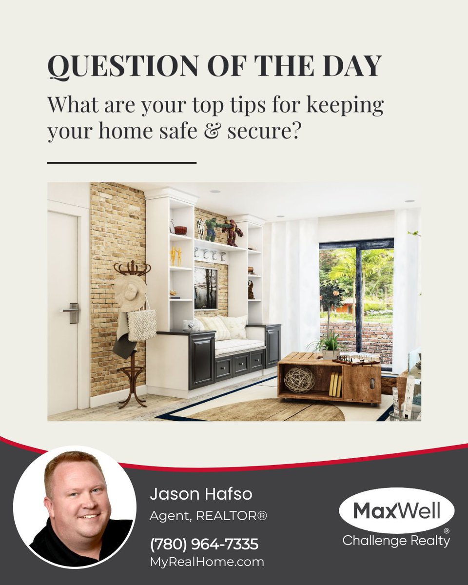 Keeping your home safe is crucial! What are your top tips for keeping your space safe and secure? 

Whether it's installing smart locks or setting up a robust security system, share your insights!

#homesafety #homesecurity #securehome #safehome #safetytips #MyRealHome