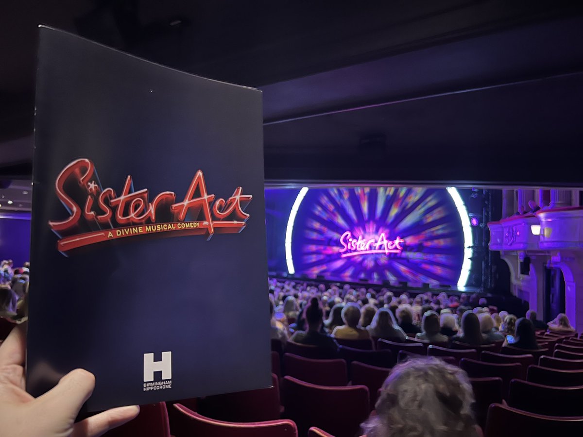 We’re rocking with Deloris Van Cartier tonight at @brumhippodrome for Sister Act @sisteractsocial which is only here until Saturday! Make sure you don’t miss out and book your tickets now! birminghamhippodrome.com/calendar/siste…