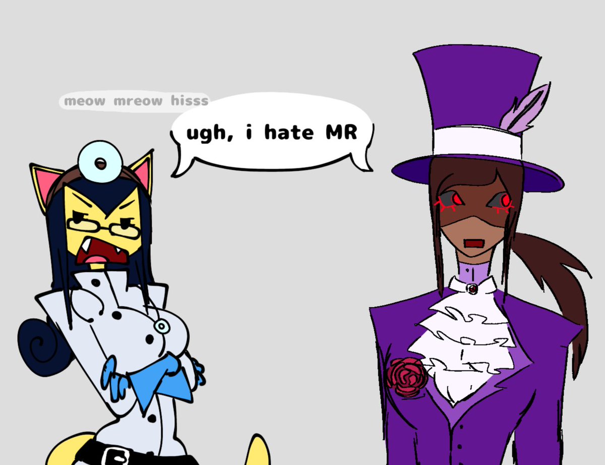 ItsPinkPoky's tweet photo. They have so much in common! (This is obviously for the laughs)

#Regretevator #Regretevatorart #DrRetro #Mach #Retrohammer #DrRetroxMach #regretevatorroblox #fanart https://t.co/LjitciHdEz